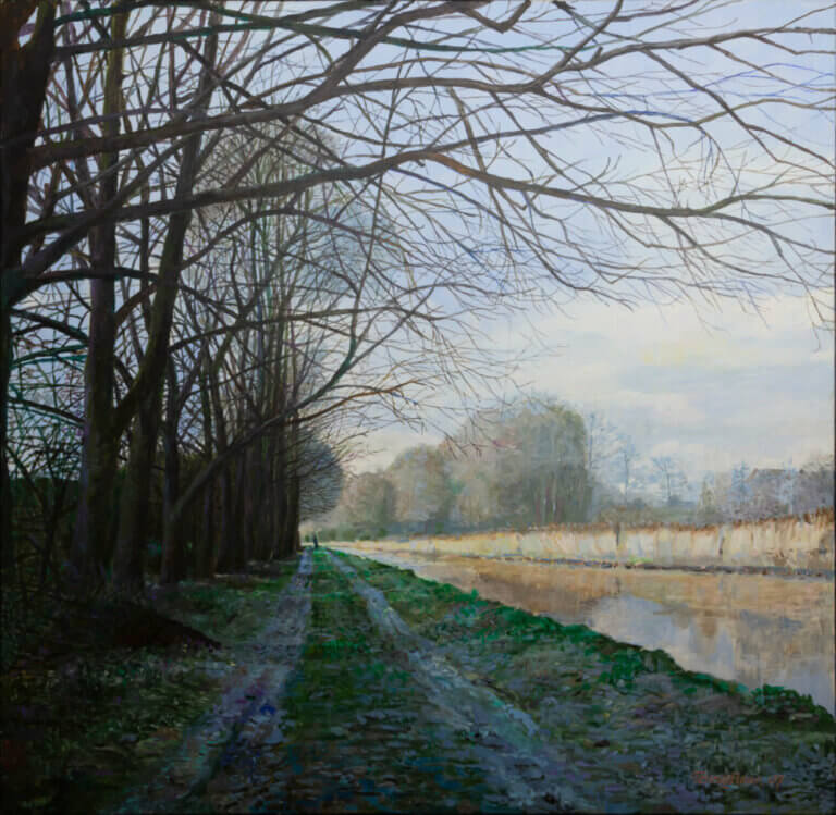 2007 - Wandelaar langs het Overijssels kanaal